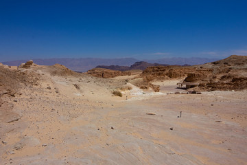 Mountains in the desert. Day