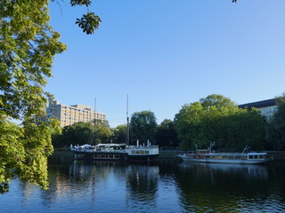 A ship in kreuzberg in Berlin.