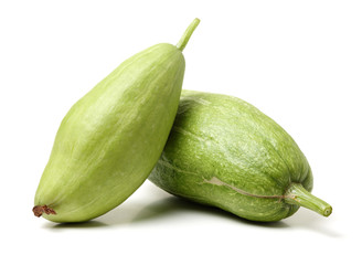 Winter melon on white background