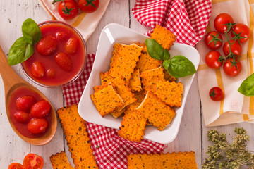 Tomato crackers. 