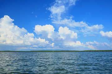 Obraz premium Clear day sea, southern sea of ​​Thailand