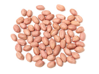 Peanut kernel isolated on white background