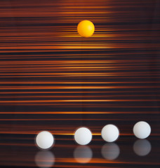 Abstract background with light orbs and trace of water. Illustration