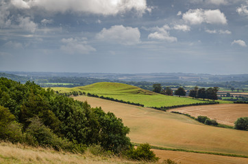 Fototapeta na wymiar Lincolnshire wolds countryside