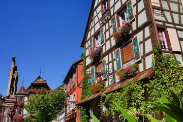 the old town of Kaysersberg