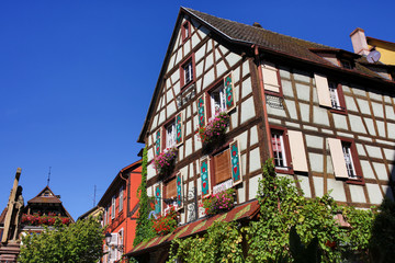 the old town of Kaysersberg