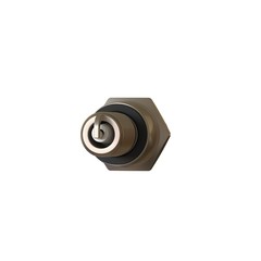 car spark plug used for ignition, Spark plug after use, isolate on white background, made form steel, ceramic, aluminum. 3D rendering of excellent quality in high resolution