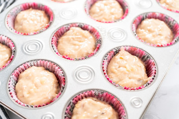 Baking banana bread