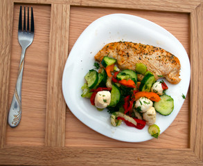 chicken with vegetables