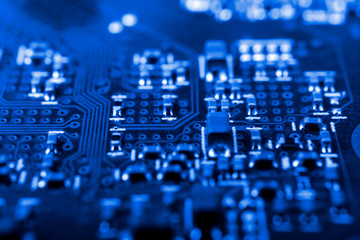 Blue graphic card. Blue.