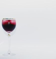 glass of red wine