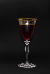 glass of red wine