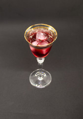 glass of red wine