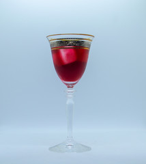glass of red wine
