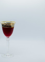 glass of red wine
