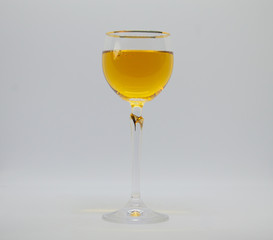 glass of white wine
