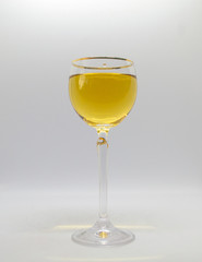 glass of white wine