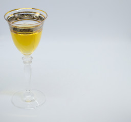 glass of white wine
