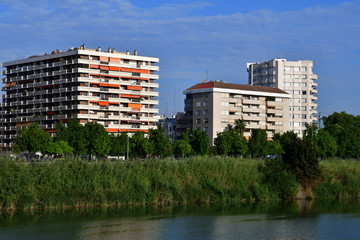 Sevilla; Spain - august 28 2019 : adolfo suarez avenida