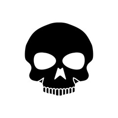 skull dead halloween isolated icon