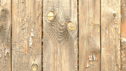 Fence from the boards. Wood texture. Background for interior design.