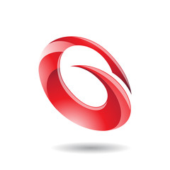 Abstract Symbol of Oval Letter G Icon