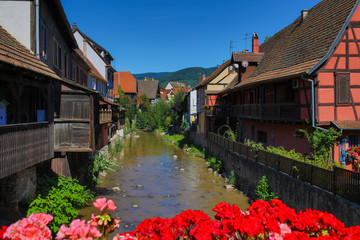the old town of Kaysersberg