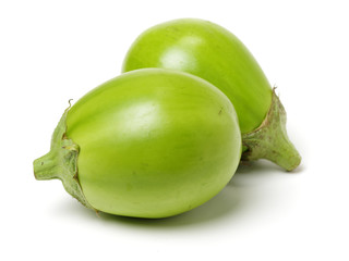 aubergine isolated on white background