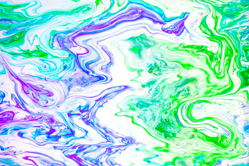 Fototapeta na wymiar Acrylic paint . Abstract art background,fluid acrylic painting on canvas. Backdrop blue,green,violet color for your design .