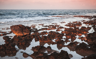 Obraz premium Rocky coast of Mediterranean Sea