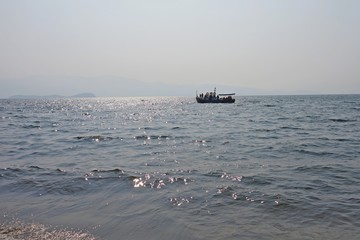 Obraz premium Beautiful pictures made on Lake Baikal.