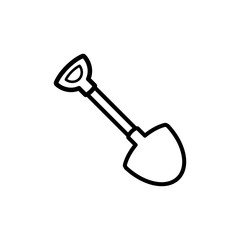 shovel icon trendy