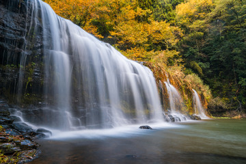 Fototapeta premium 宮島峡 二の滝 秋