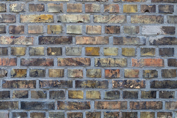 Old brick wall in a background image.