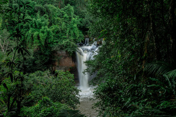 Waterfall, Asia, Flowing Water, Nakhon Ratchasima, Summer