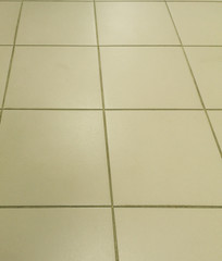 Tiled floor as abstract background