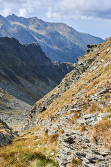 High mountains in late summer