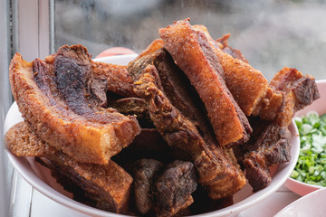 thai roasted crispy pork.