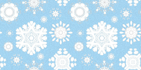Duotone seamless winter texture.