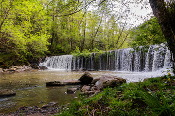 old water dam near the mining town of El Pobal