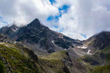 alpine peaks of south Tyrol nine