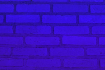 beautiful aged blue brick wall texture for use as background.