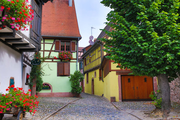 the old town of Kaysersberg