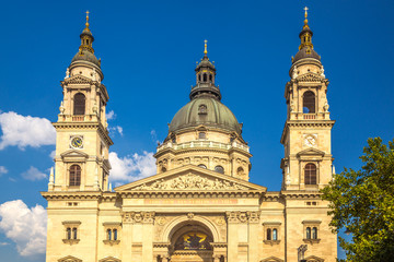 St. Stephen's Basilica in Budapest, Hungary, Europe.