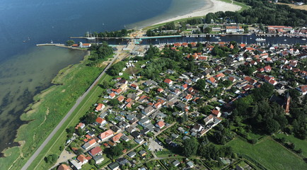 Fototapeta premium Greifswald-Wieck an der dänischen Wiek 2015