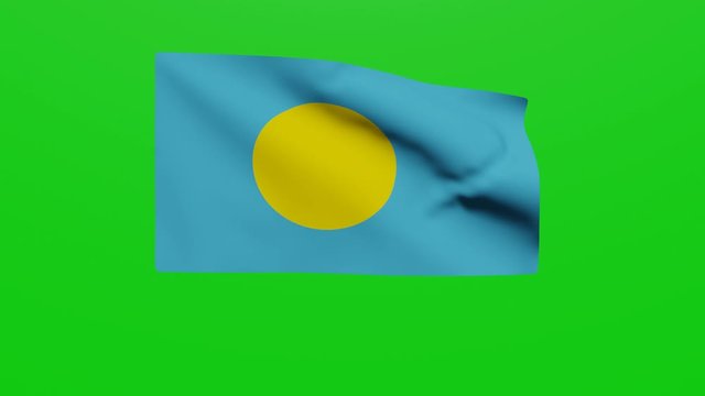 Bandera Palaos. V&iacute;deo	