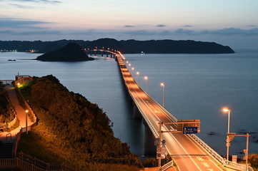 sunset at tsunosima