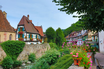 the old town of Kaysersberg