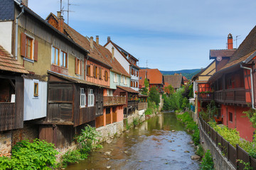 Fototapeta na wymiar the old town of Kaysersberg