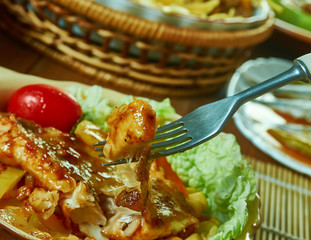 Cajun Style Catfish with Corn Salsa